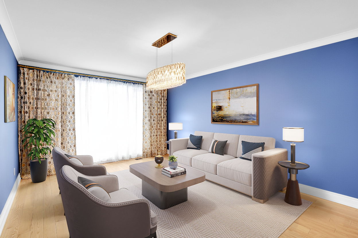virtually staged tp original layout