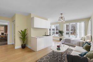 Virtually staged with kitchenette