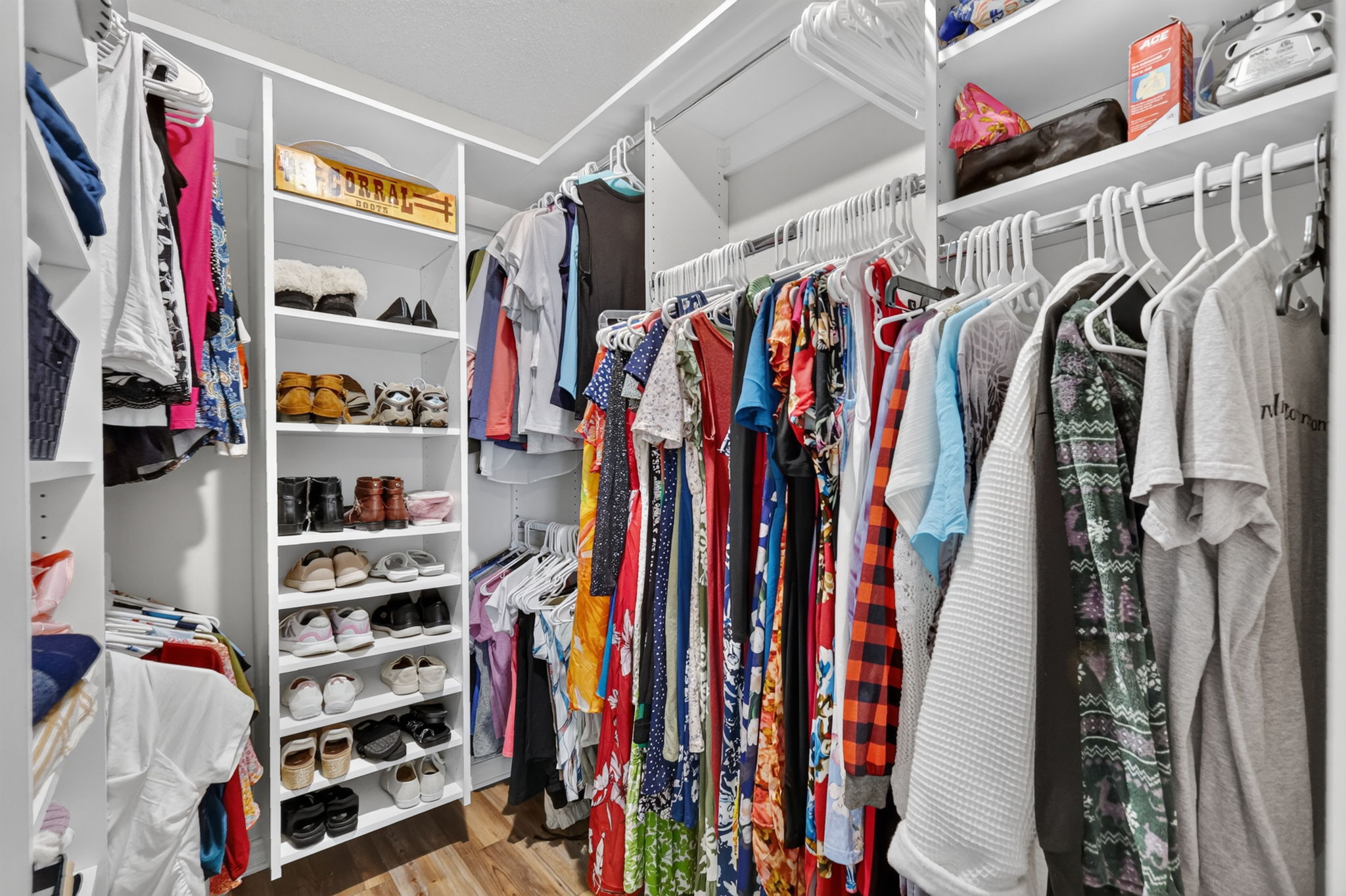 Primary Bedroom Customized Walk-In Closet
