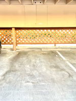 Covered carport parking space