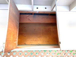 Private storage above carport space