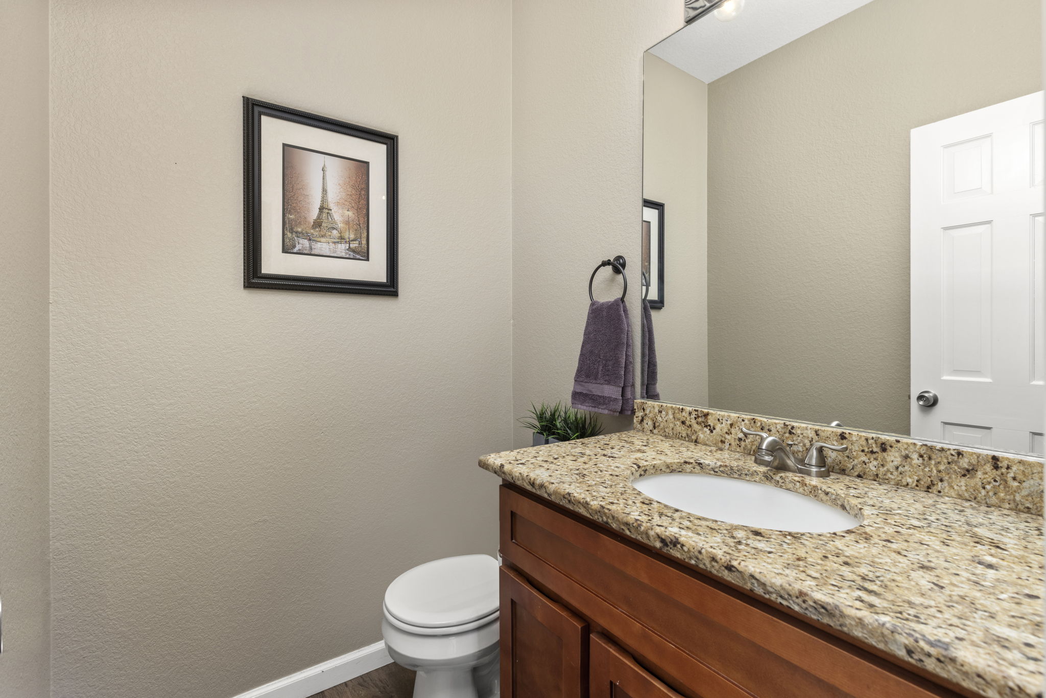 Main level Powder room