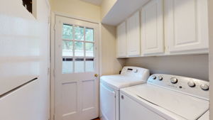 Laundry Area with Outdoor Access