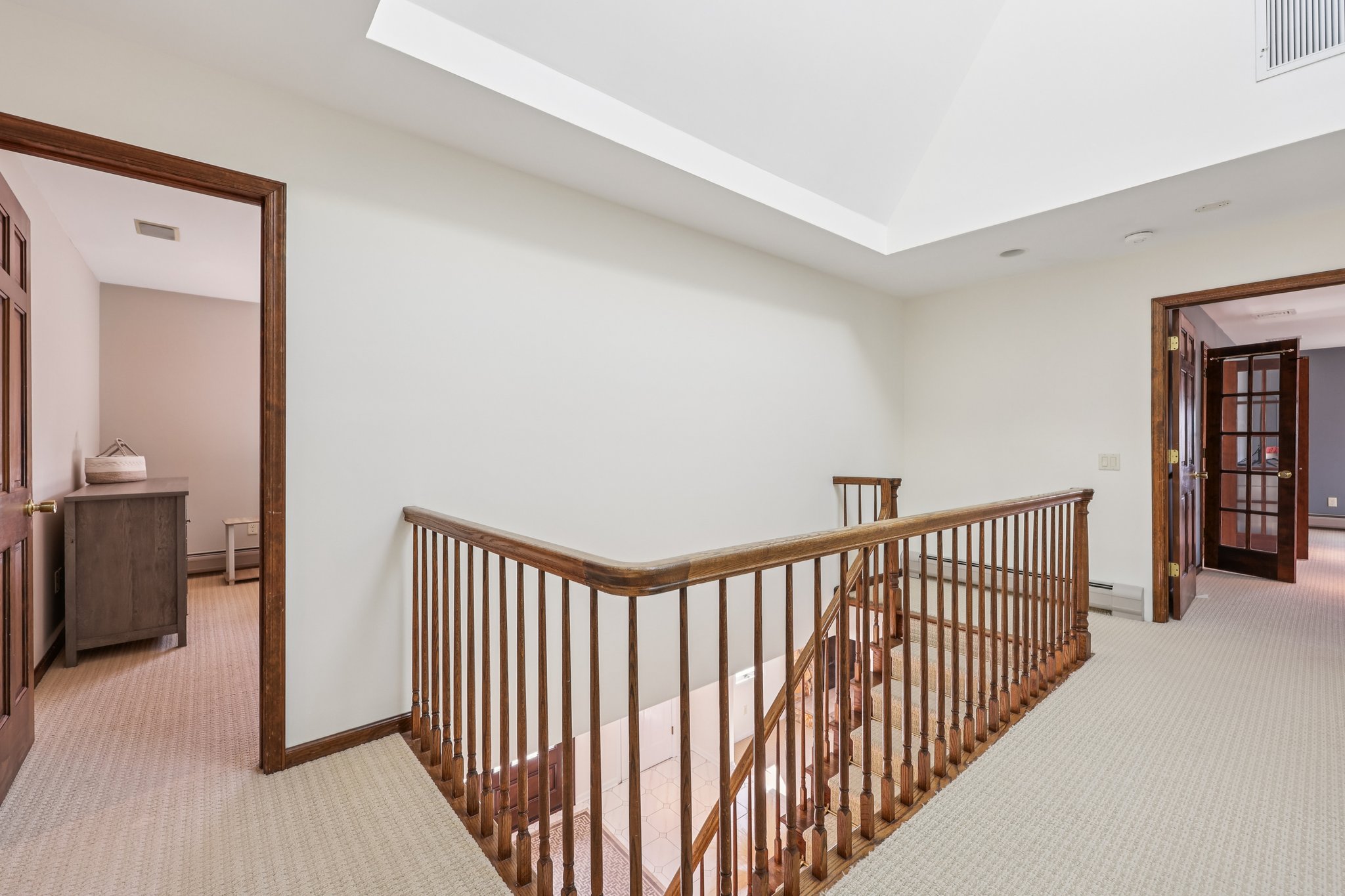 Upstairs Hall, new paint