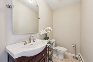 1/2 Bath main floor, renovated, new paint