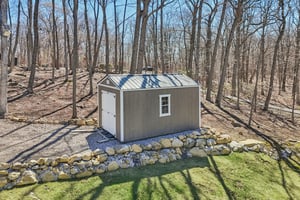 New Shed, new rock wall