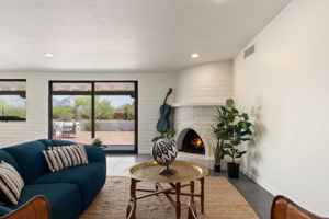 Gas, Beehive Fireplace in Family Room