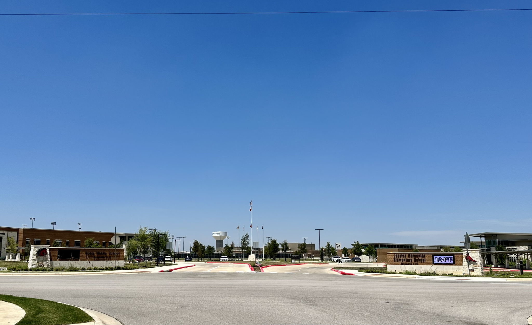 Entrance to Carpenter ES and Bohls MS