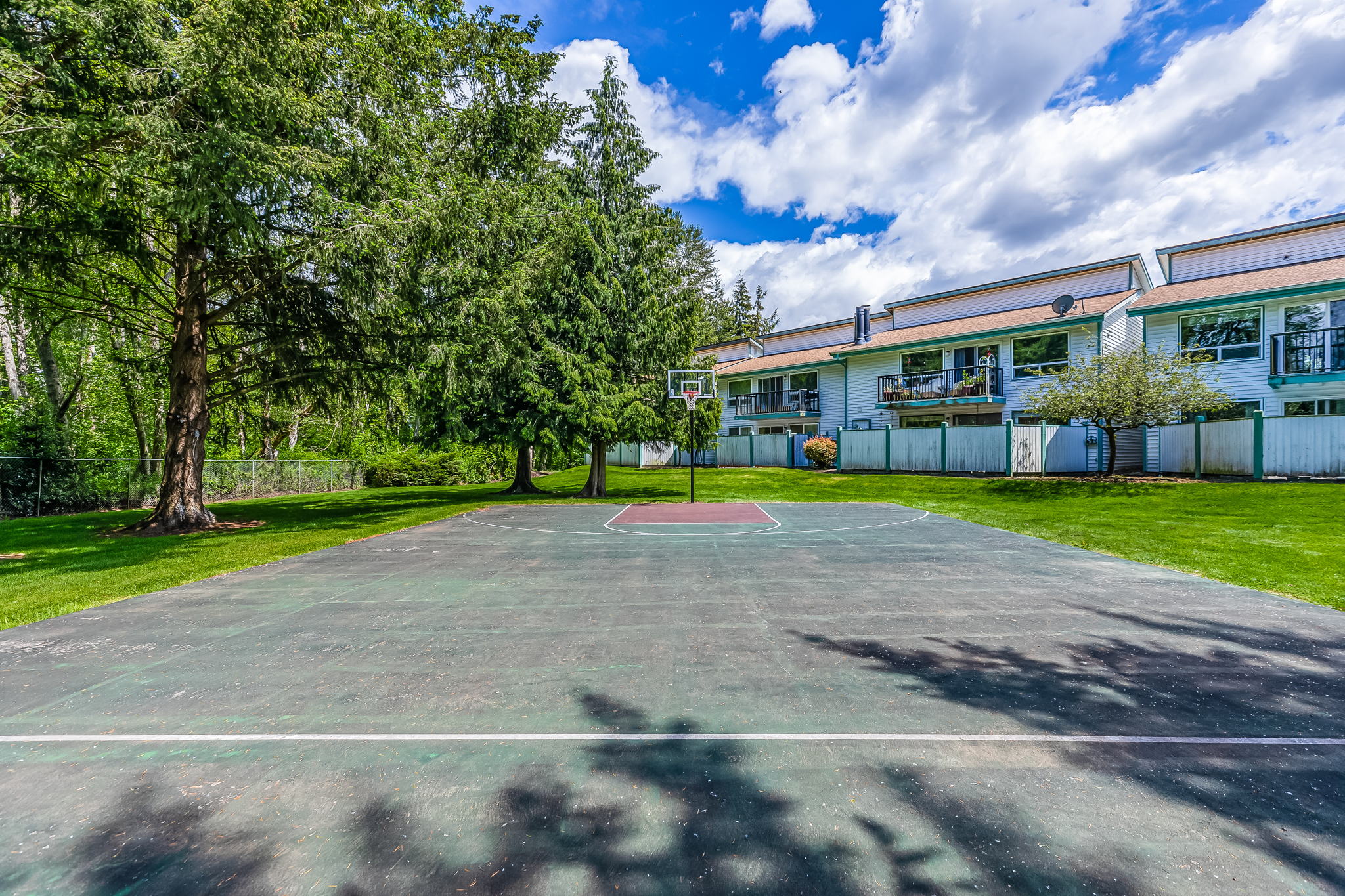 Basket Ball court (condo is the center one)