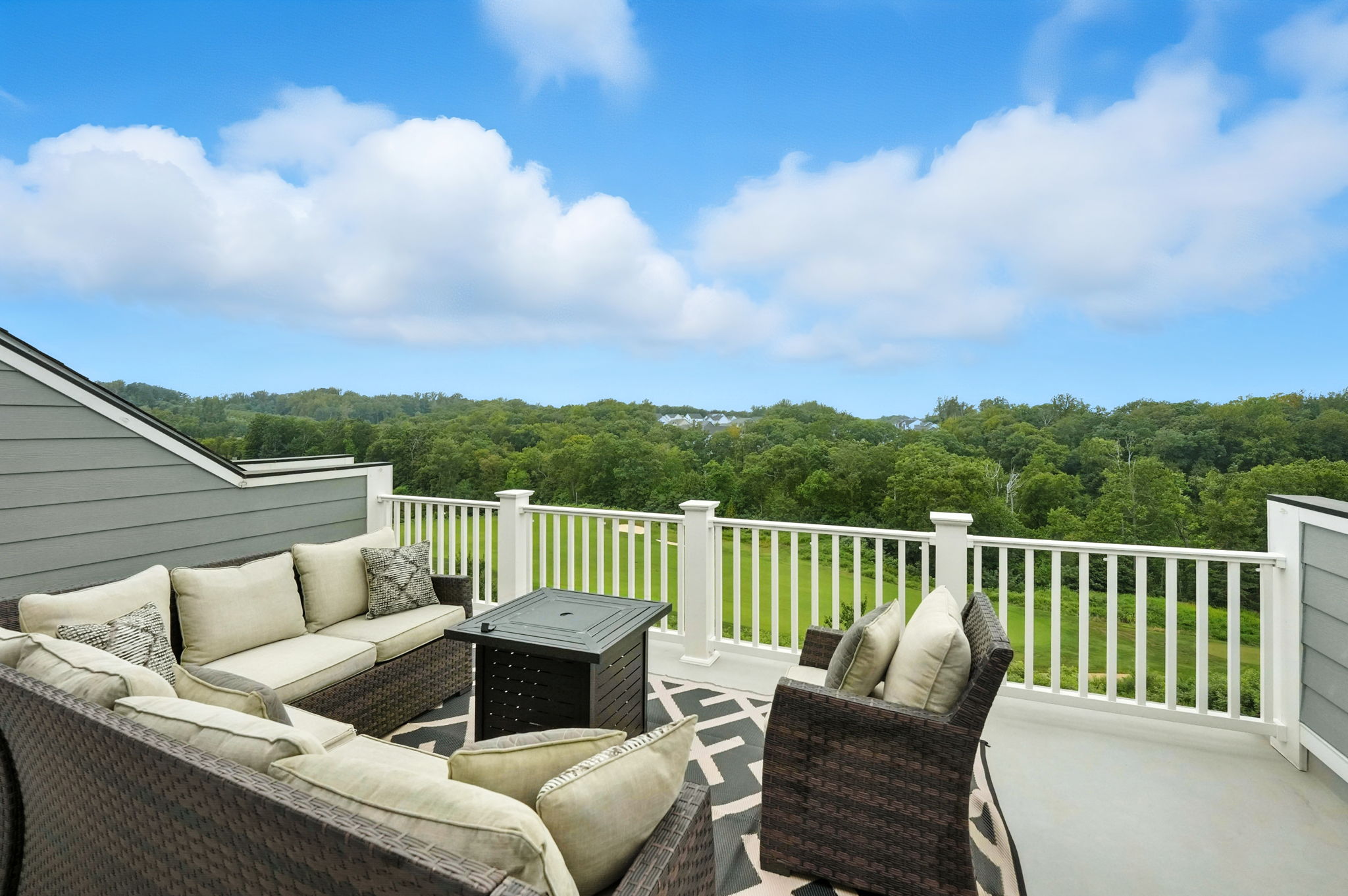 and natural gas line for fire table