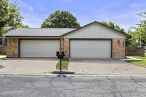 Two car garage