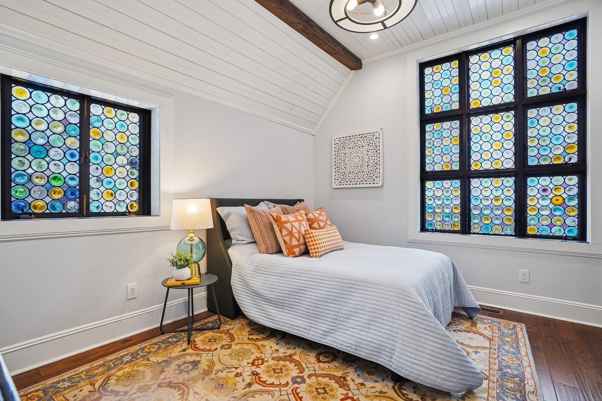 Guest housed bedroom