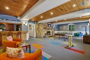 Expansive Lower Level Rec Room