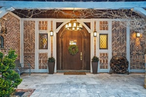 Cover Porch w/ Stone Patio