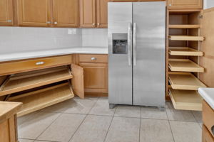 Kitchen with Roll-Out Shelving