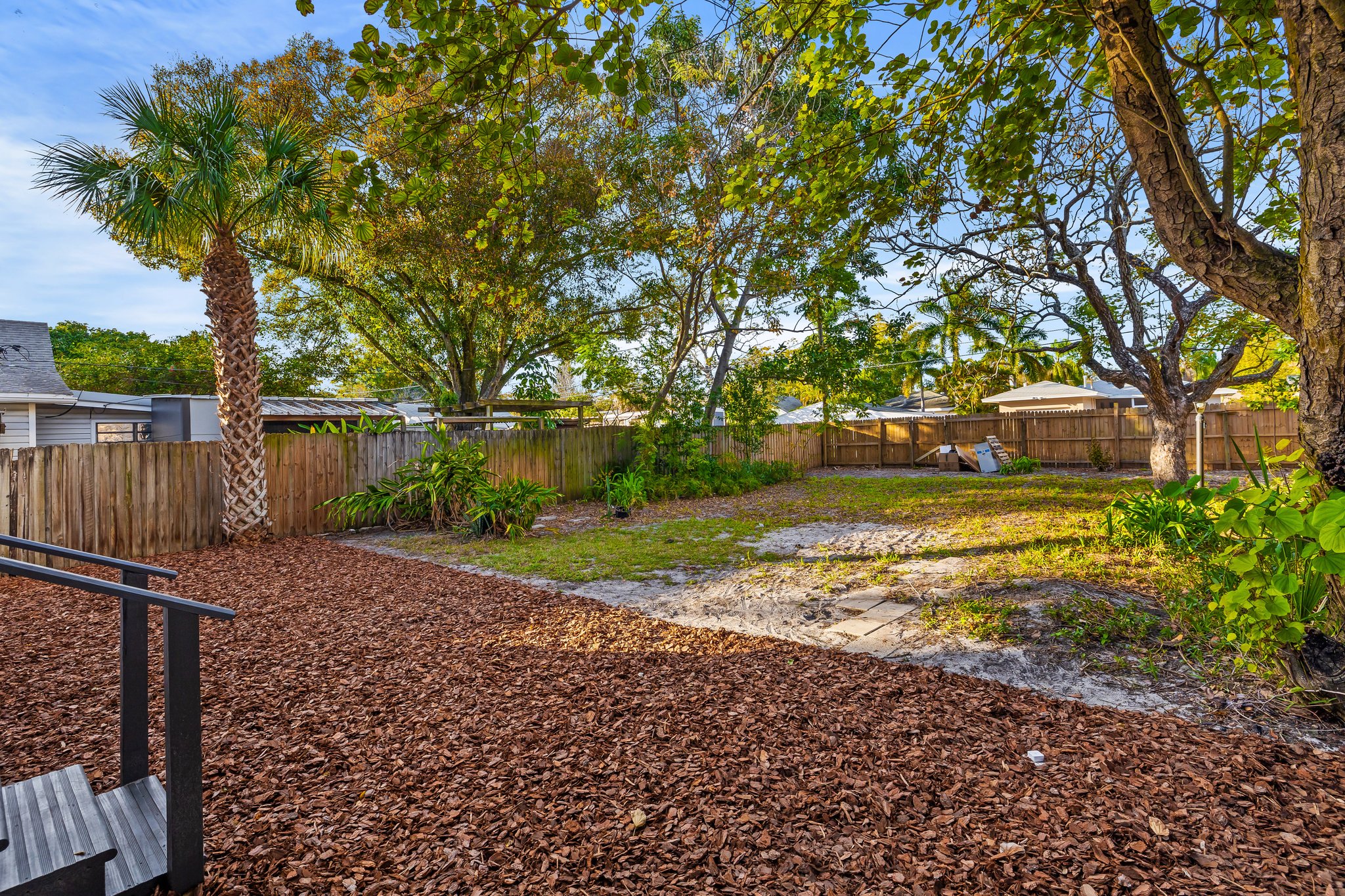 Fully Fenced Backyard-Alley Access
