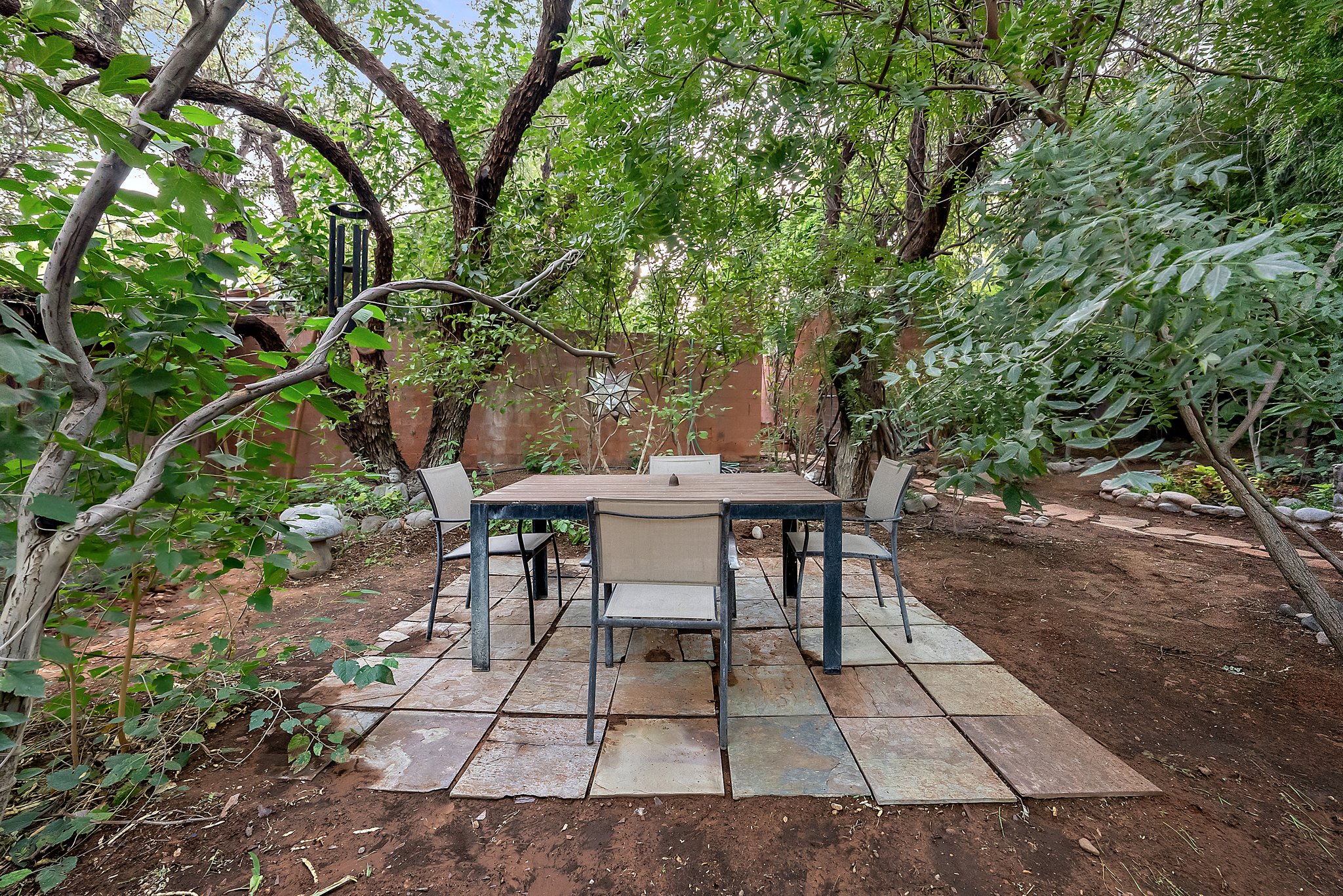 Garden patio