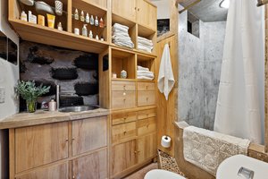 Earthship Bathroom