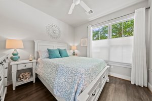 Bedroom at the front of the house.