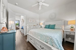 Bedroom at the front of the house.
