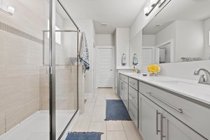 Primary bathroom.