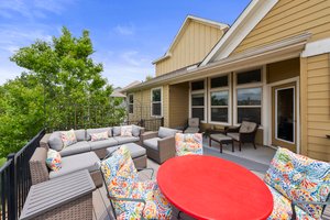 Large patio.