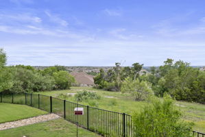 Backs to a green space.