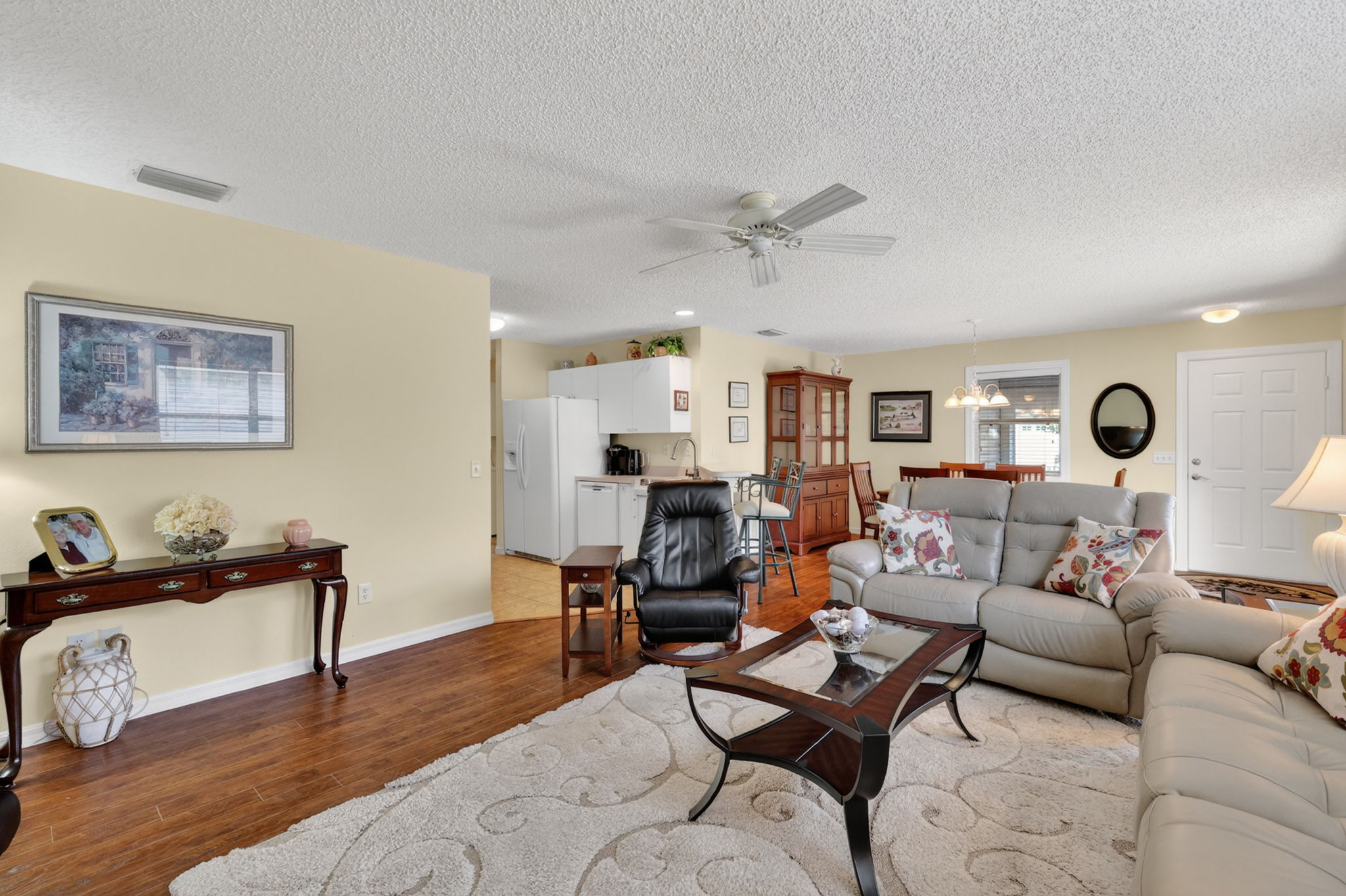Living, Dining, and Kitchen