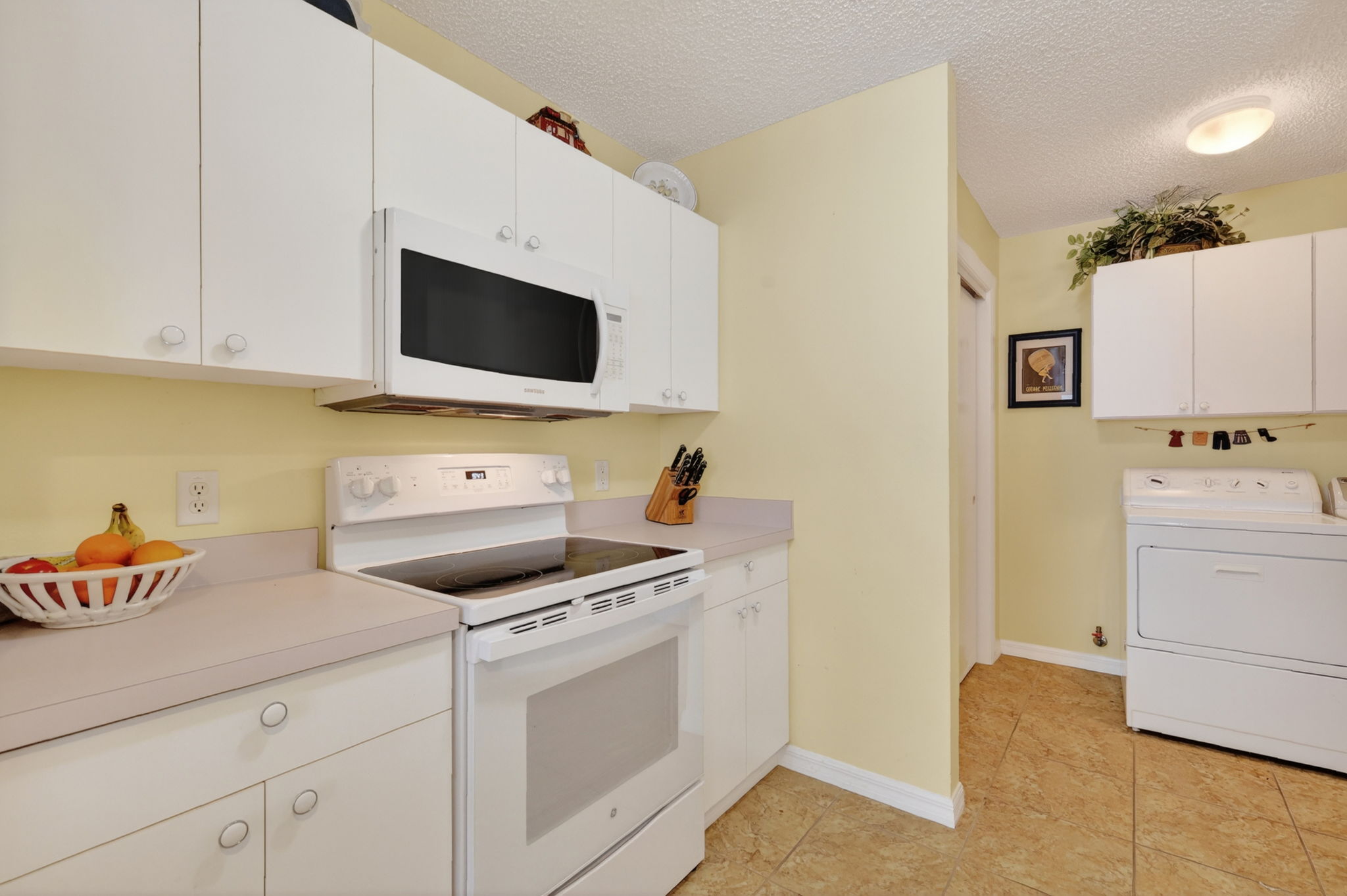 Kitchen and Laundry Room