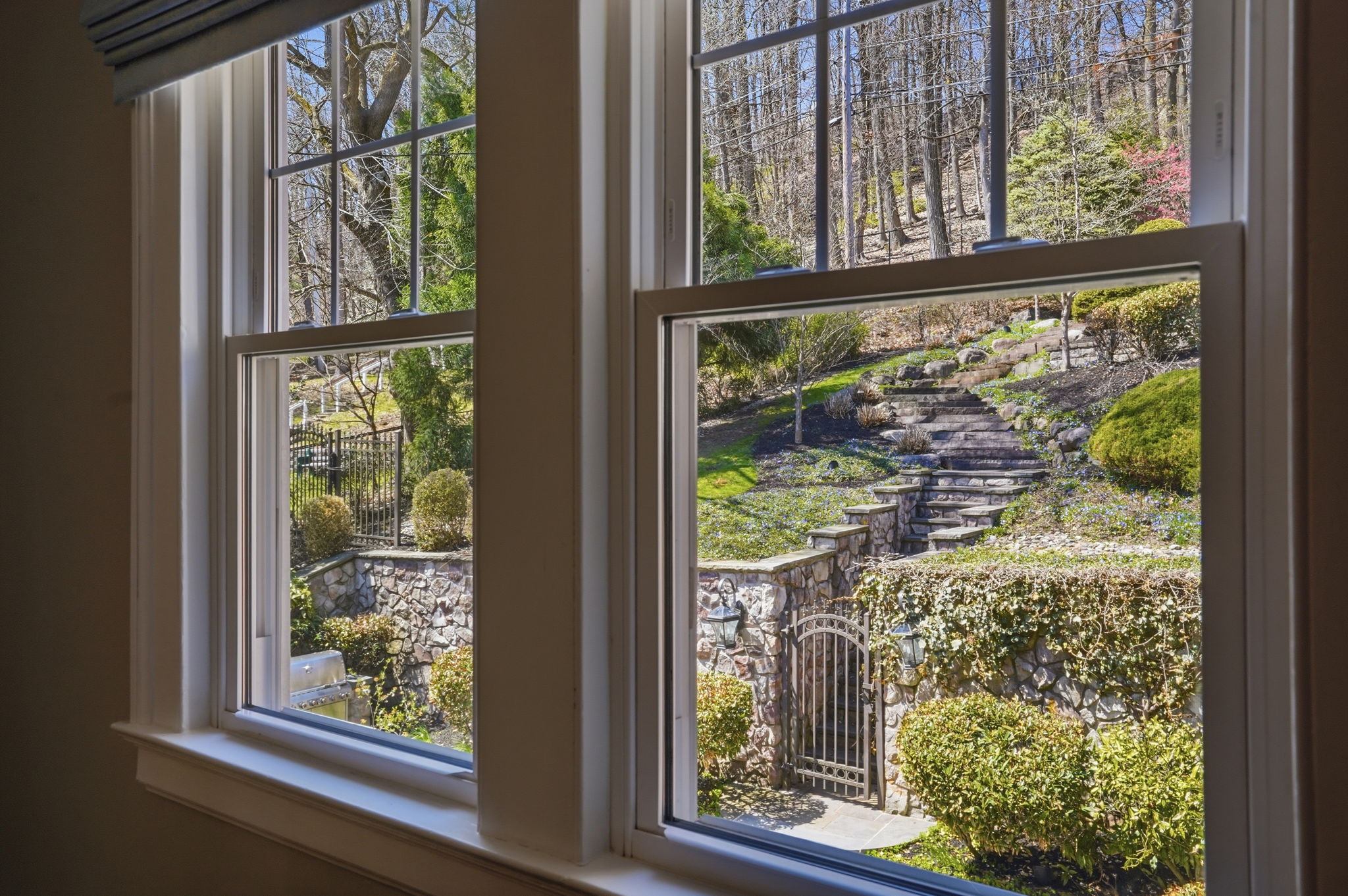 The stairway to heaven and your huge flat lawn