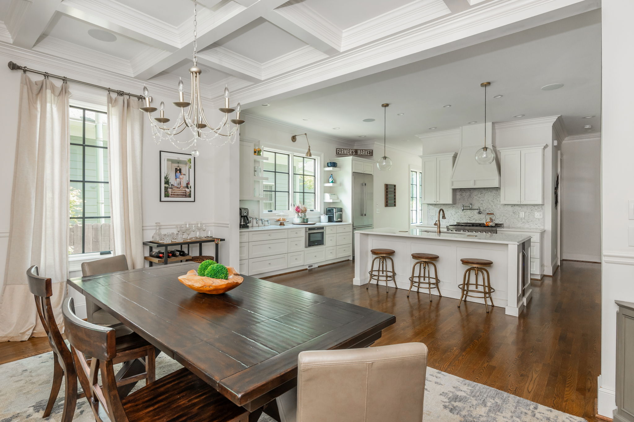 Dining Room Opening to Kitchen