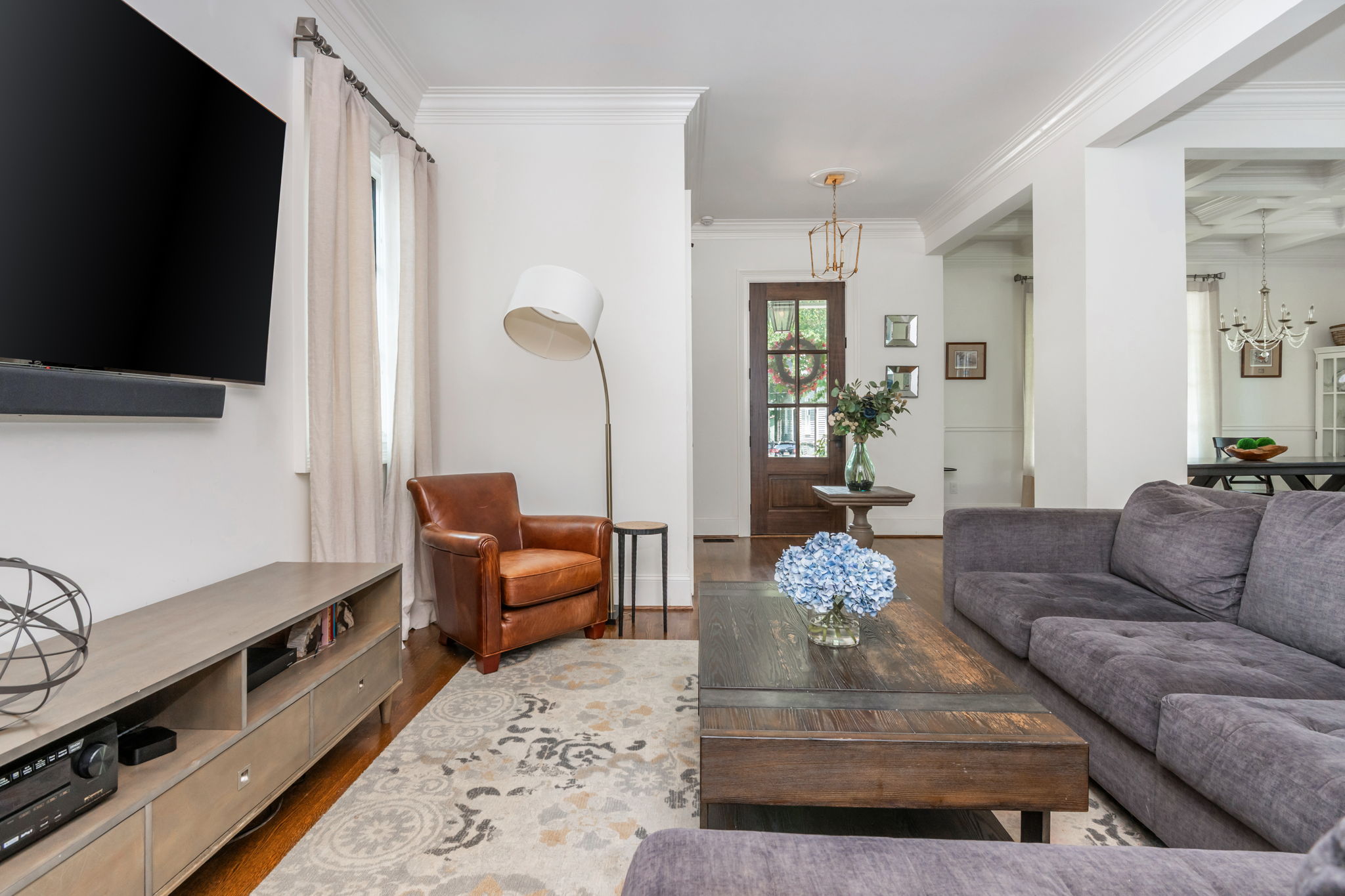 Living Room to Front Door