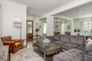 Living Room into Open Floor Plan
