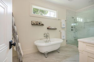 Primary Bathroom with Clawfoot Tub