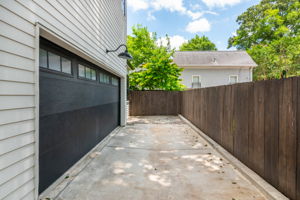 2 Car Garage and Parking Pad