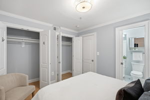 Primary Bedroom Dual Closets