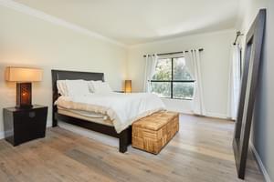Master bedroom with access to balcony