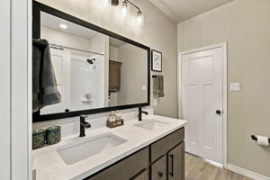 Pass Through Bathroom