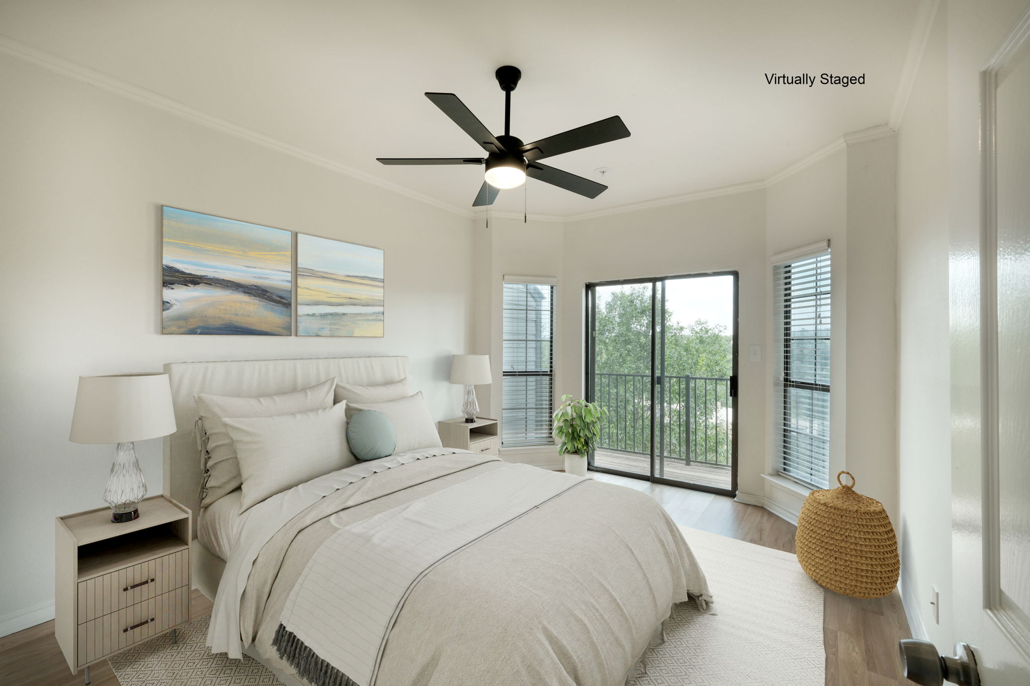 Primary Bedroom Virtually Staged
