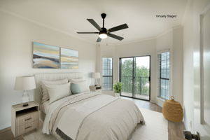 Primary Bedroom Virtually Staged