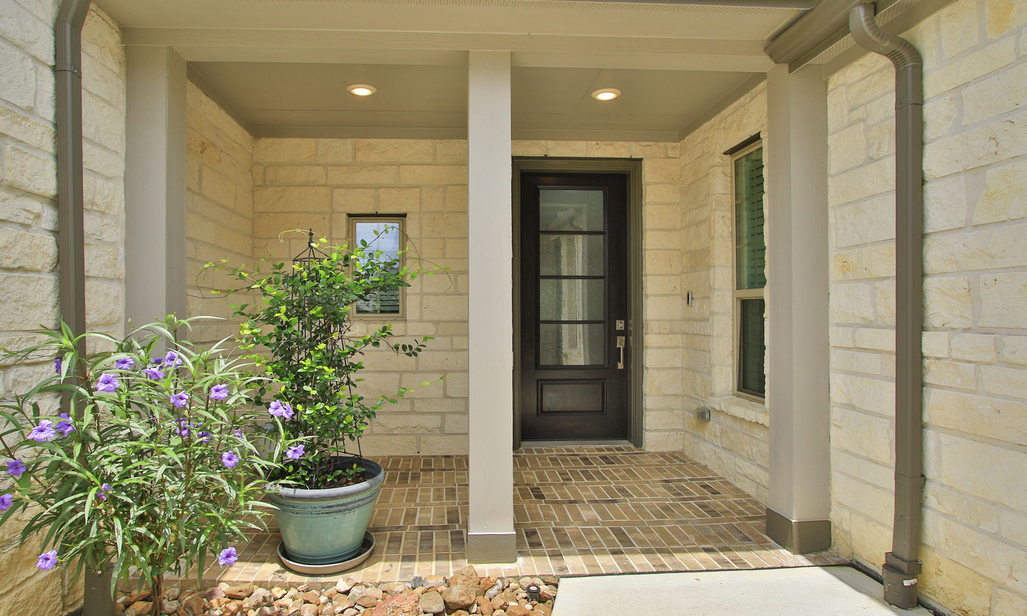 Covered front porch