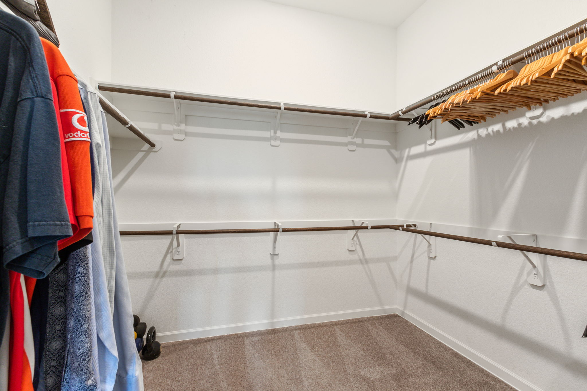 Primary closet