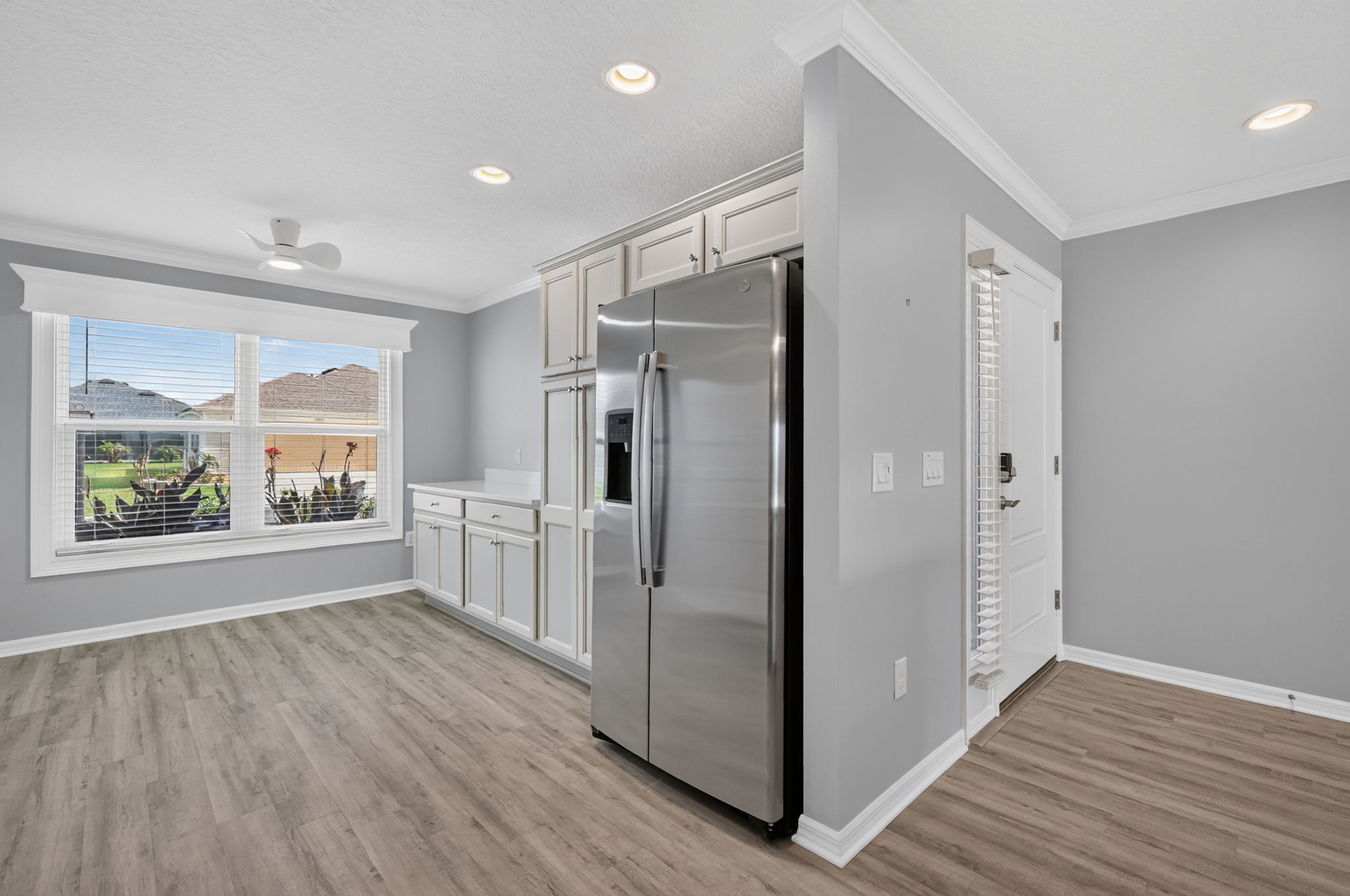 Kitchen and Dinette with Extended Cabinetry