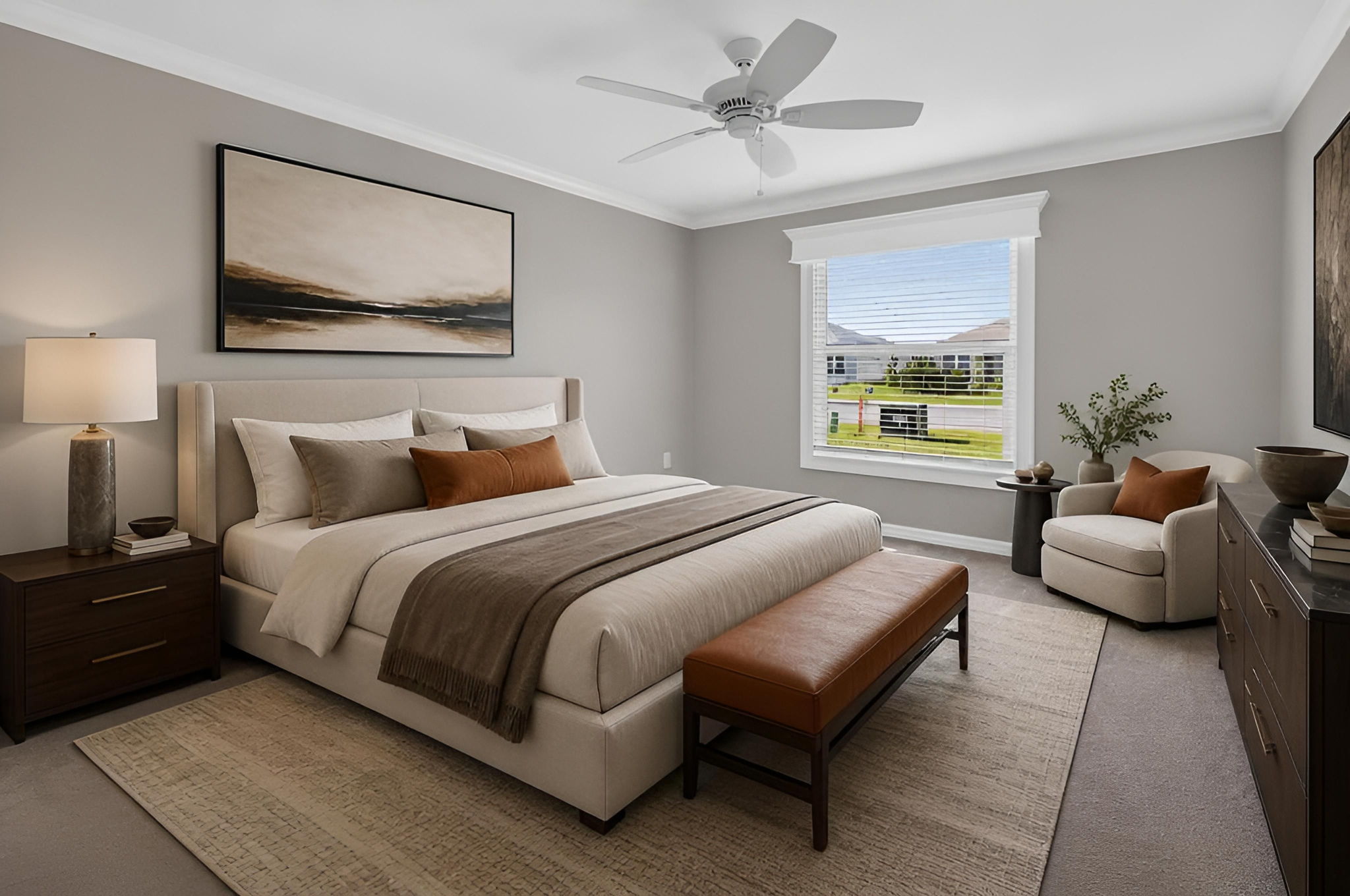 Second Bedroom-Virtually Staged