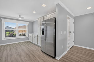 Kitchen and Dinette with Extended Cabinetry