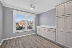 Kitchen and Dinette with Extended Cabinetry