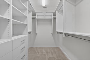 Primary Bedroom Customized Walk-In Closet