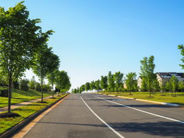 Potomac Shores Parkway to the water
