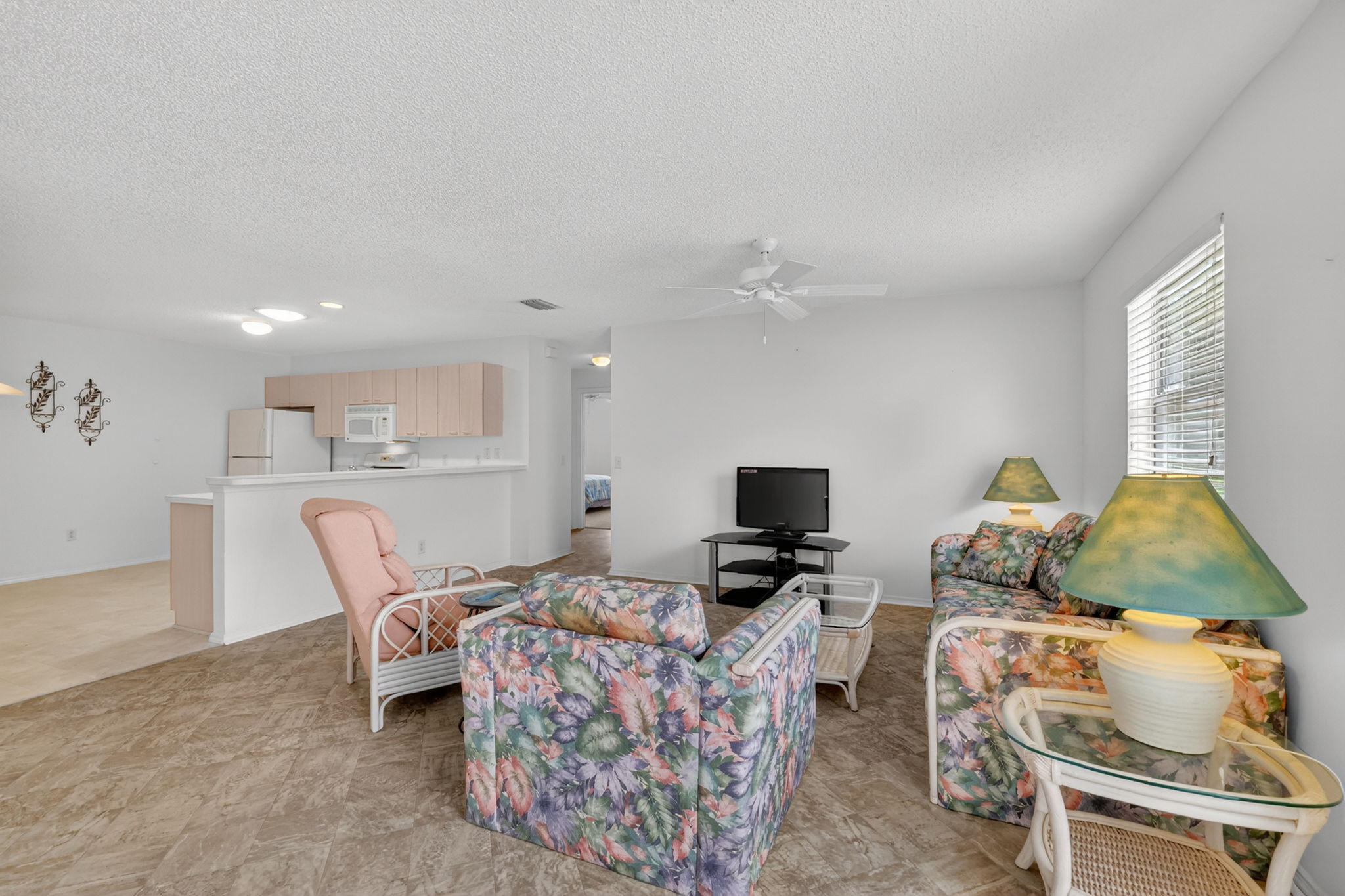 Kitchen and Living Room
