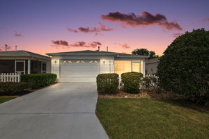 Twilight Front Elevation